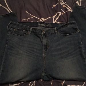 Levi Strauss Signature Modern Skinny Crop High Waist Jeans